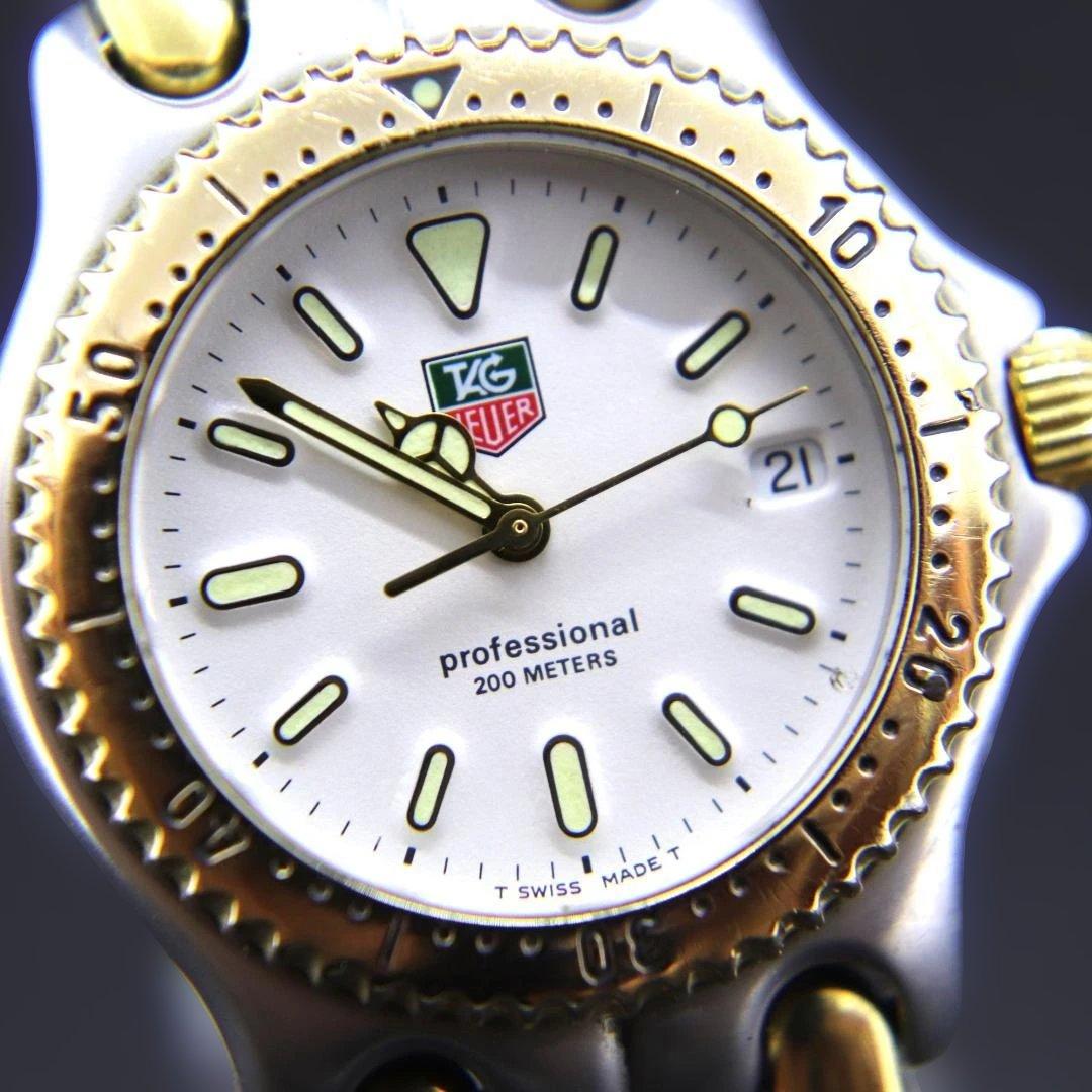 タグホイヤー　Sel　S95.813K　腕時計　メンズ　34ｍｍ　クオーツ　白