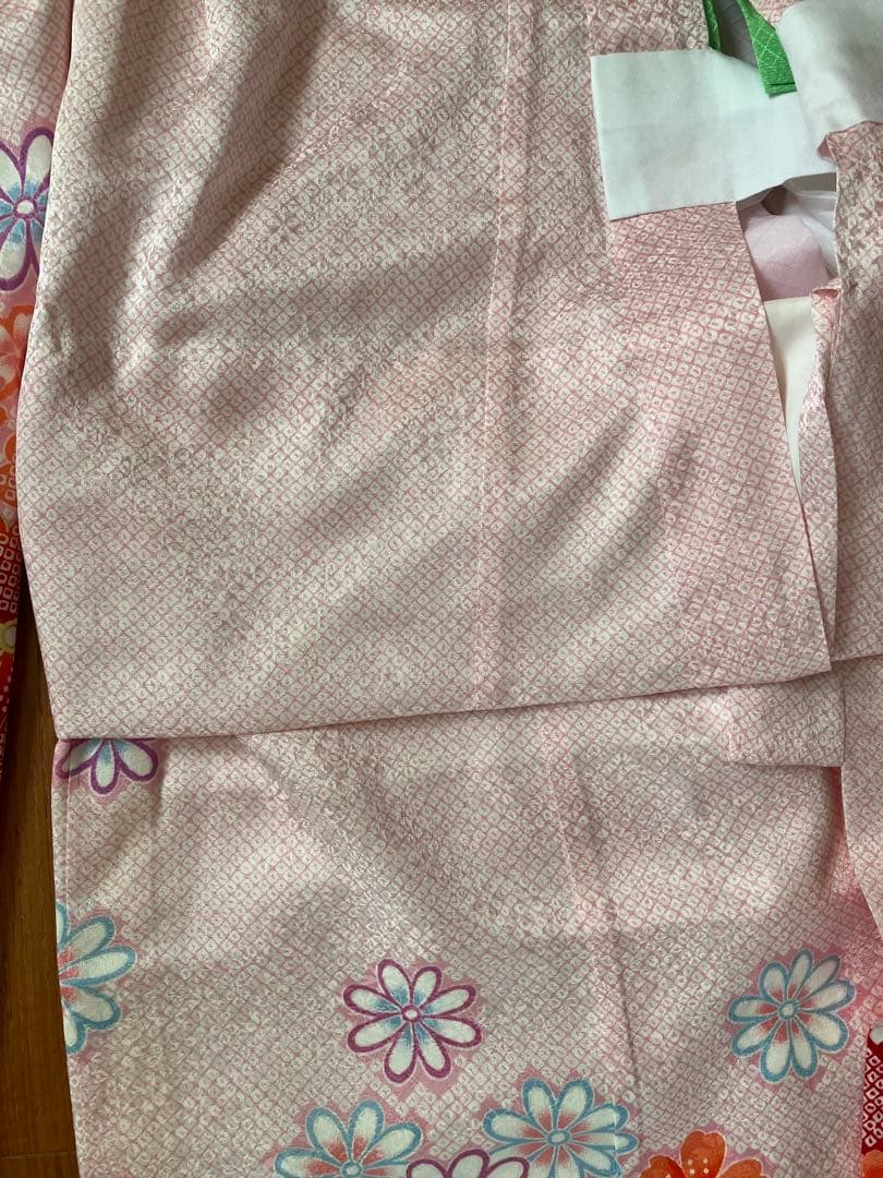 7歳　七五三　正絹着物　小物フルセット