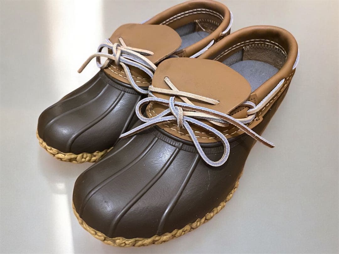 米国製 L.L.BEAN LLビーン ビーンブーツ ラバーモカシン US8 美品