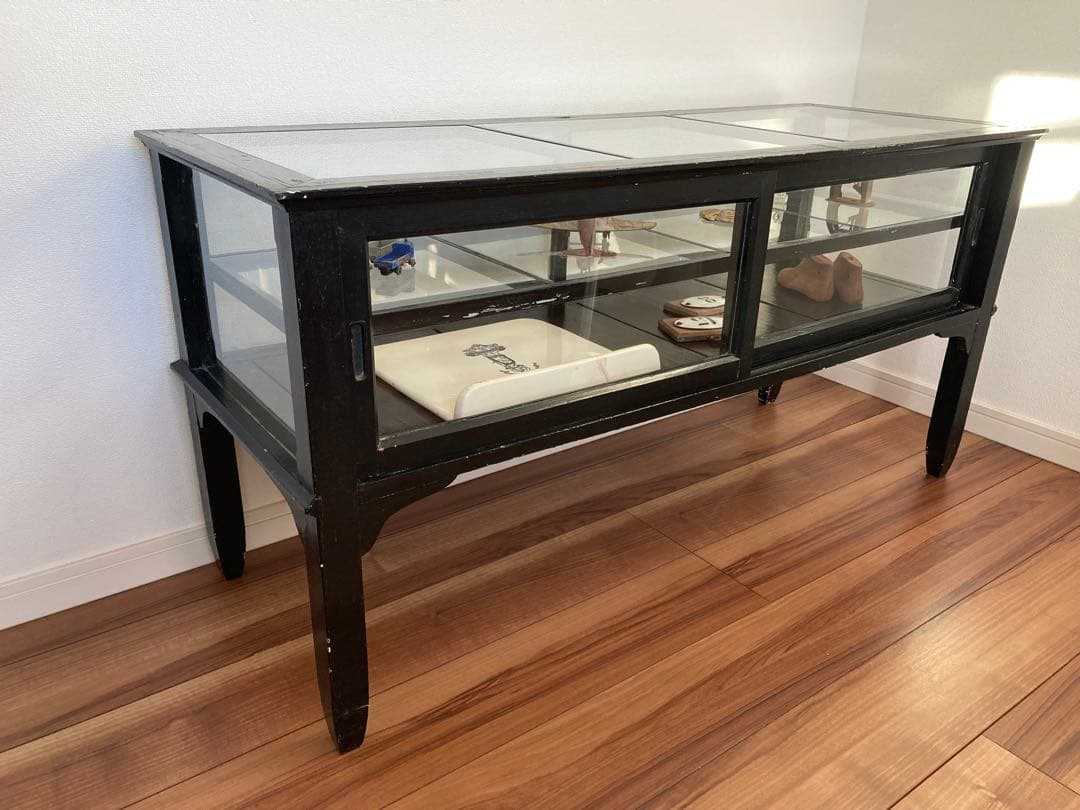 アンティークガラスショーケース