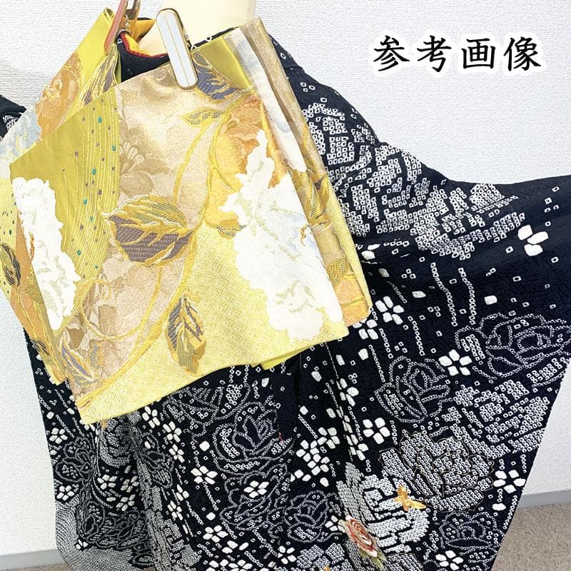 506z22☆中振袖 総絞り 小柄な方にも 刺繍☆美品 成人式 結婚式 十三参り