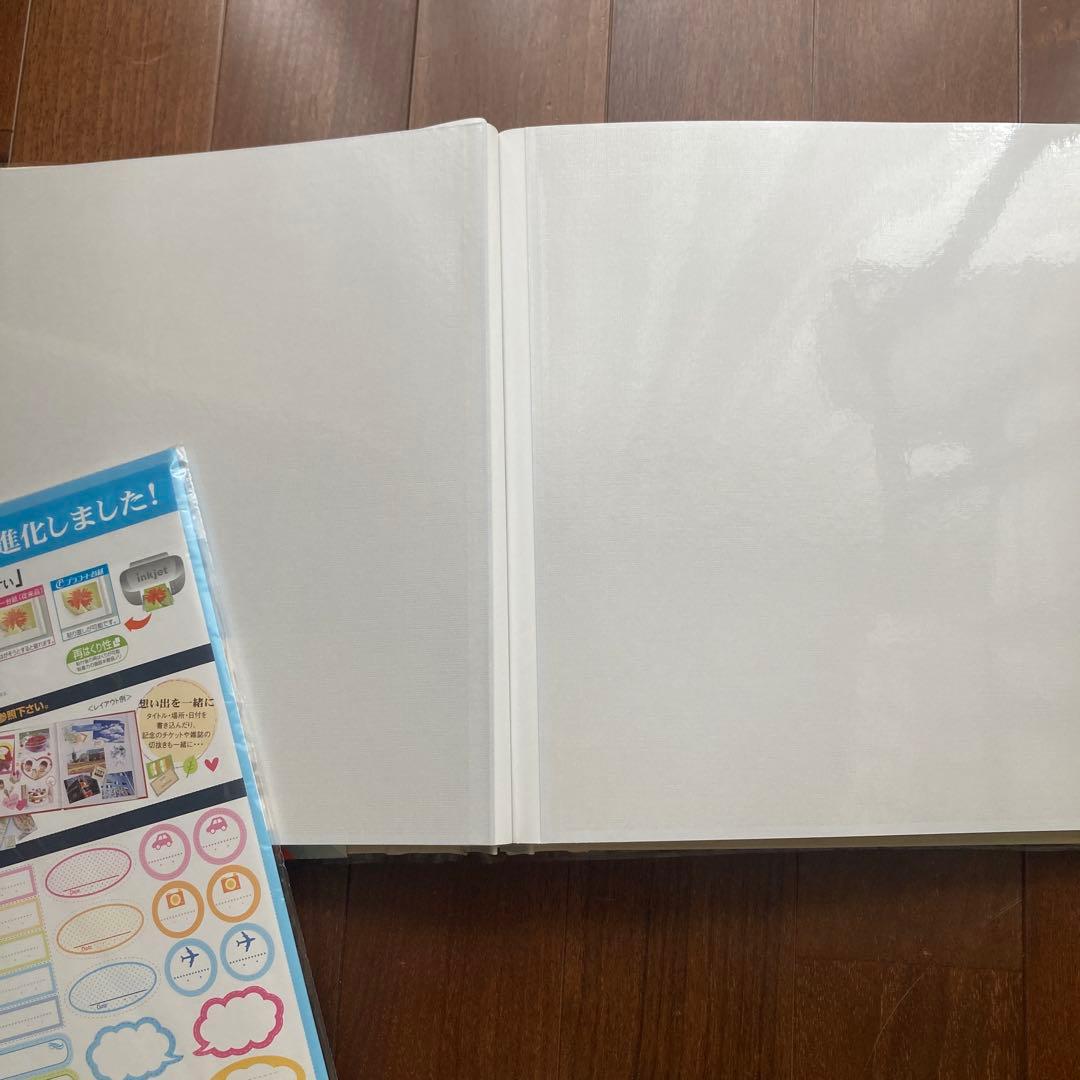 ナカバヤシフェルアルバム　Lサイズ 台紙15枚セット済み(替台紙、5枚プラス)