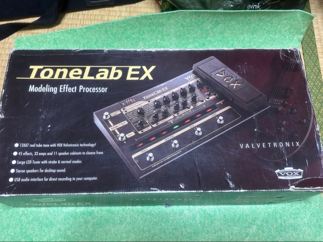 VOX 真空管搭載マルチエフェクター ToneLab EX (箱、取説付き)