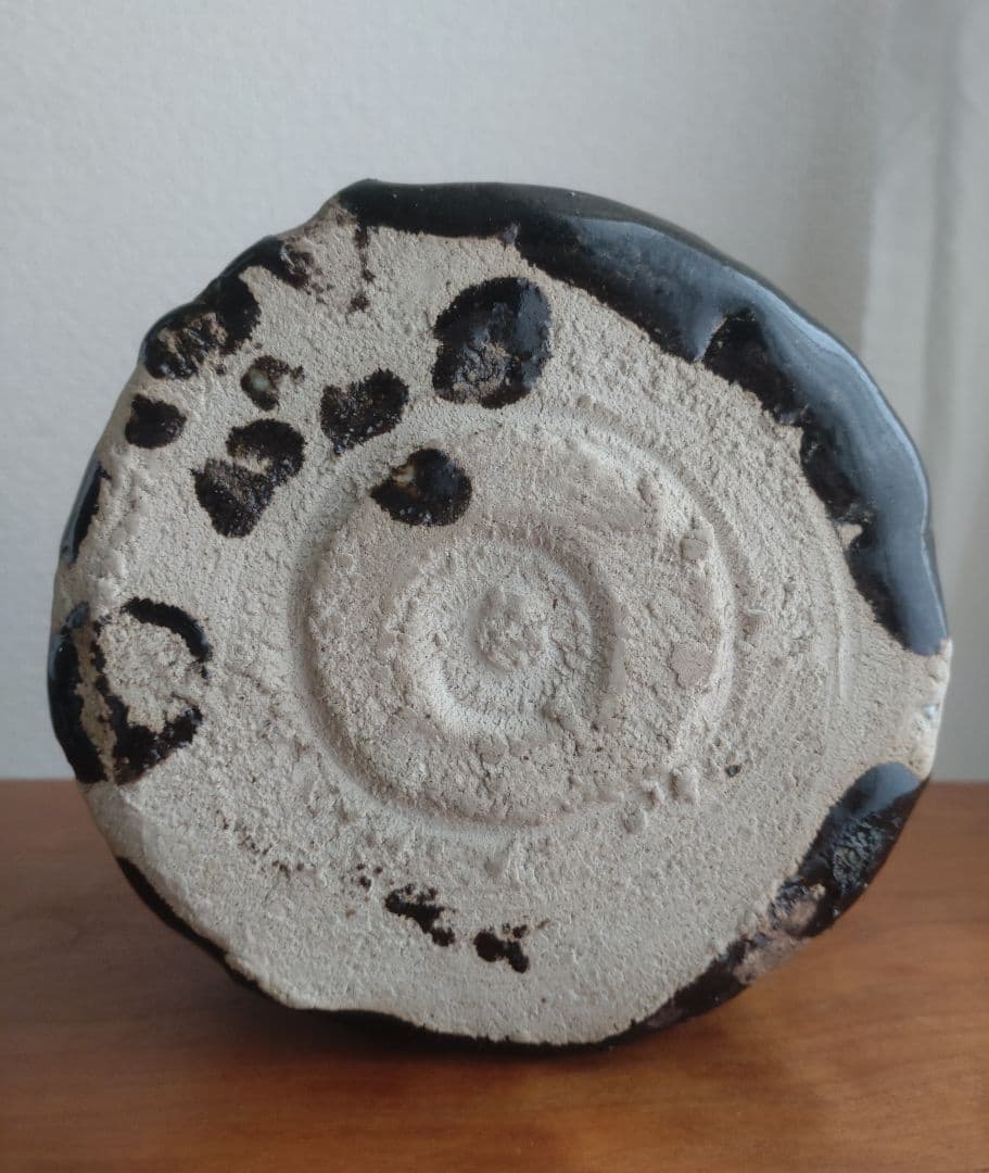 柴山利彌　瀬戸黒「銘：宇宙」　志ら玉　笑庵　黒田陶苑　北大路魯山人　川喜田半泥子