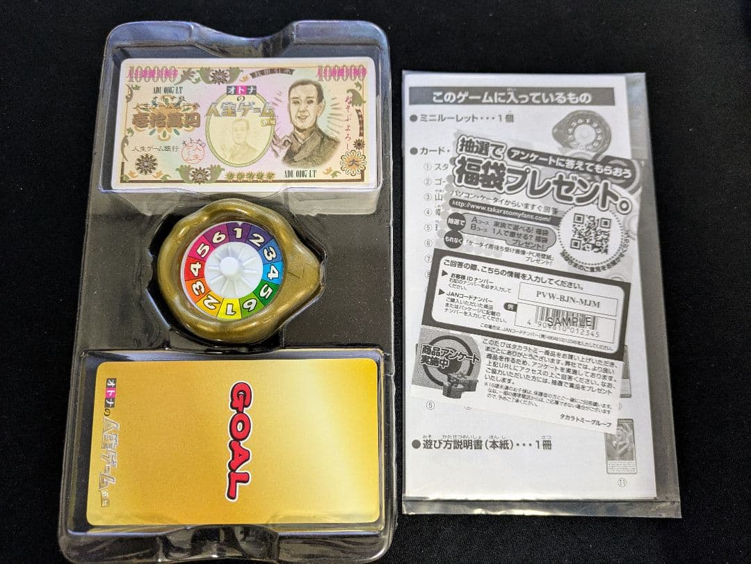 大人のお遊戯　大人の人生ゲームカード