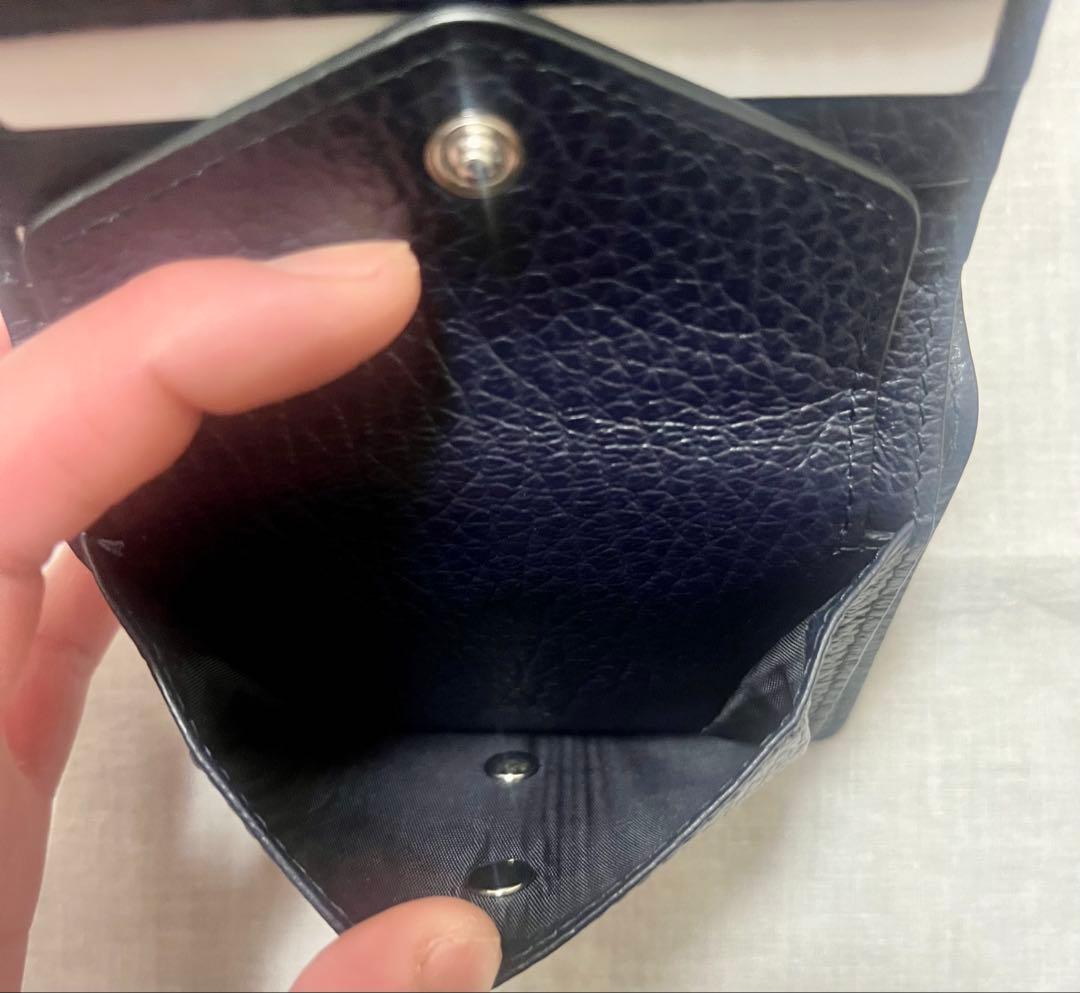 1/18までセール✨メゾンマルジェラ 4ステッチ二つ折り財布 クレピュスクル