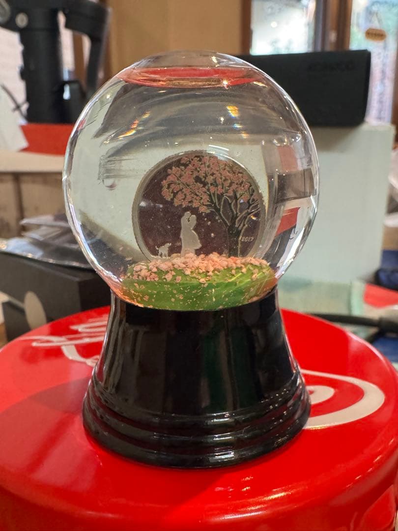 クック諸島 エリザベス2世 1ドル スノードーム