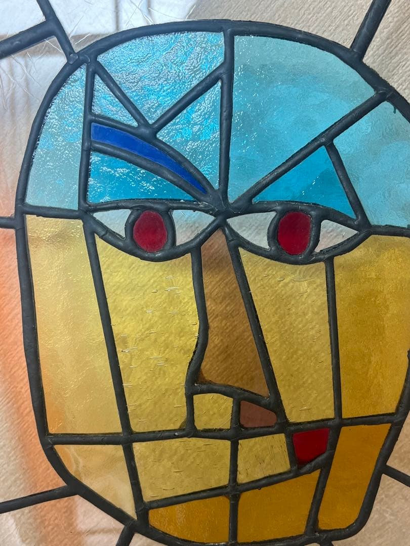 36 ステンドグラス レトロ ステンドガラス オブジェ ディスプレイ 店舗什器