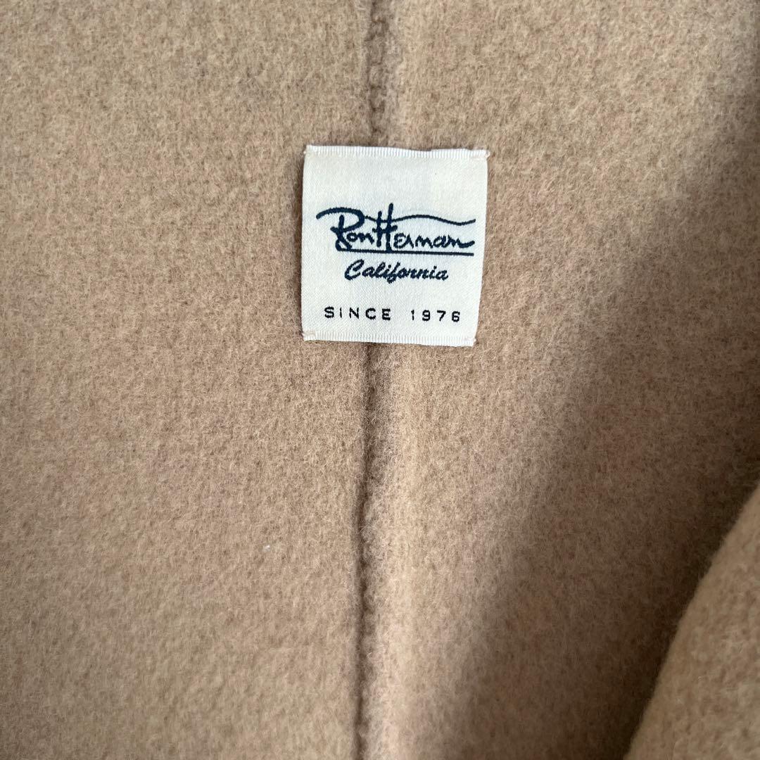 ロンハーマン　ノーカラーコート　ウールコート