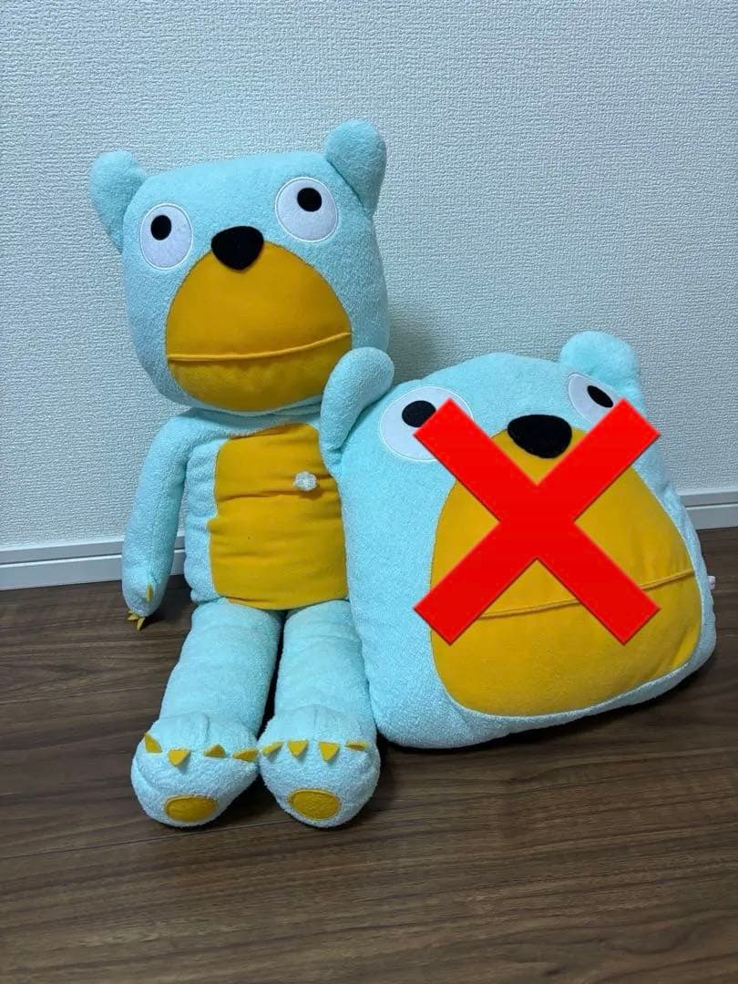 ムシューダ　ムッシュ熊雄　ぬいぐるみ　クッション