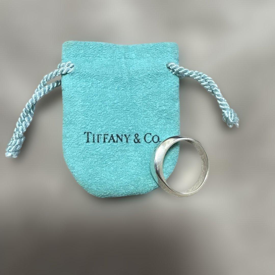 Tiffany & Co. ナイフエッジリング ポーチ付き19号