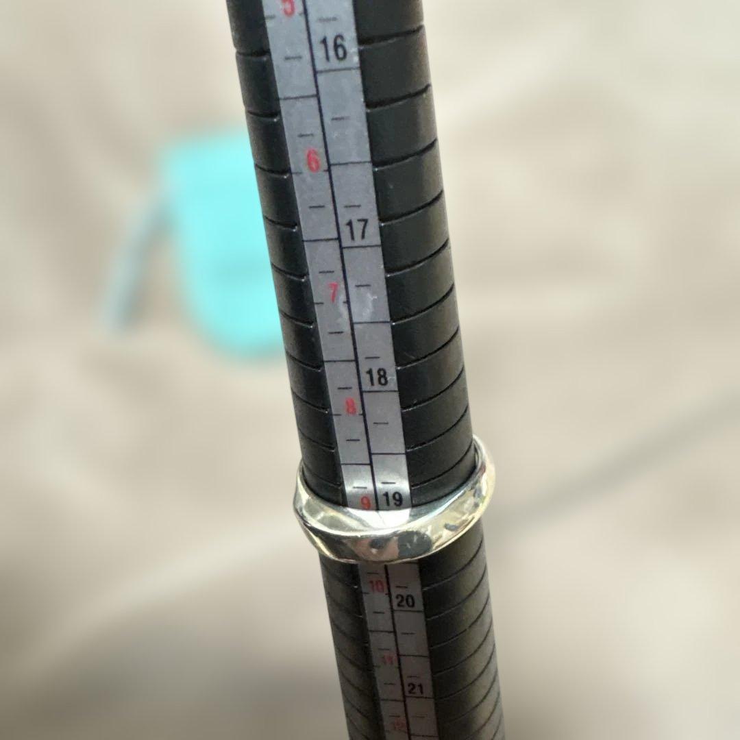 Tiffany & Co. ナイフエッジリング ポーチ付き19号