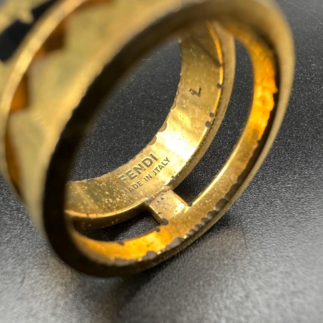 人気✨　FENDI　フェンディ　指輪　リング　バグズ　　ゴールド　1567