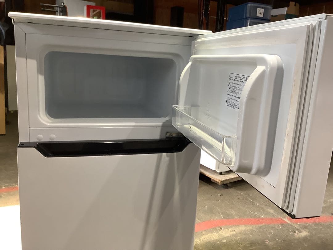 【一人暮らし用】ハイセンス 2ドア冷蔵庫 HR-B95A 93L 2019年製