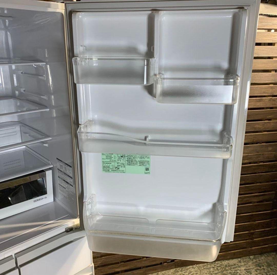 G297R\" HITACHI 5ドア 冷蔵庫 R-HWS47K (XW)
