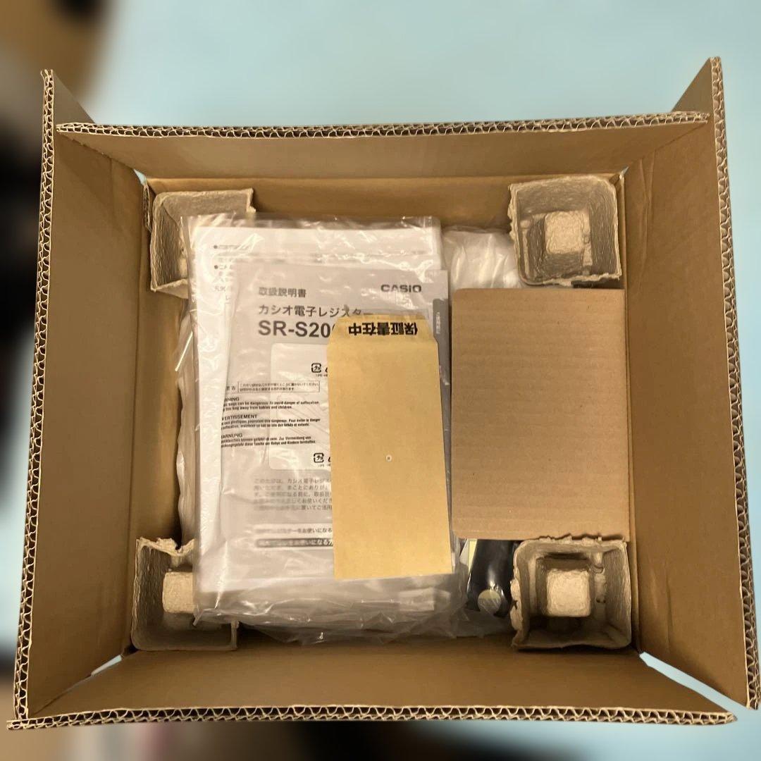【未使用品】カシオ レジスター SR-S200 ホワイト Bluetooth対応