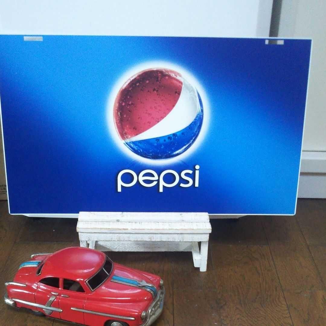 ペプシコーラ看板/スチール看板