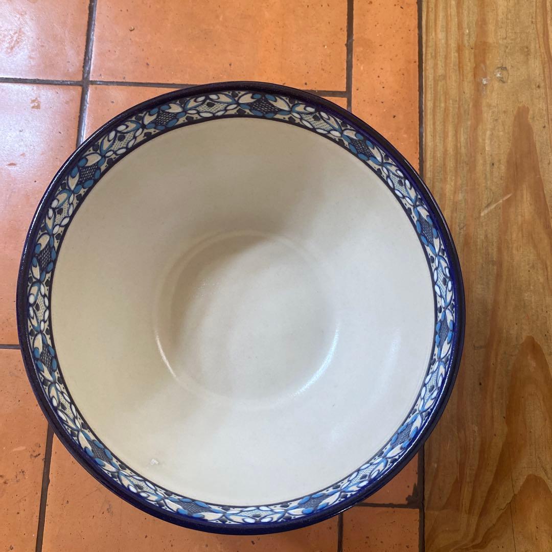 【本物】メキシコ　セルビン焼き★JAVIER SERVIN ★陶器bowl 皿