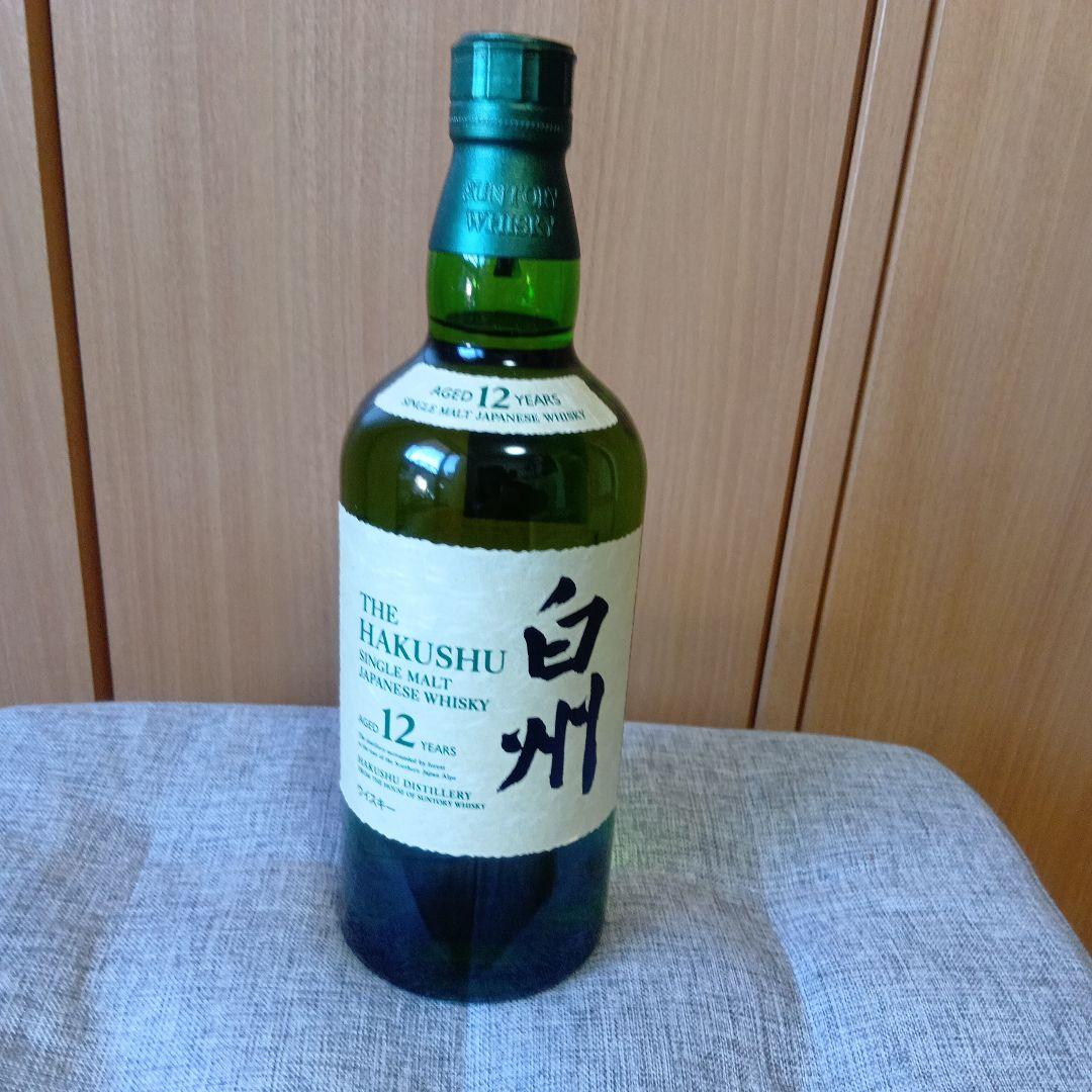 サントリー 白州１２年シングルモルトウイスキー箱なし700ml４３%