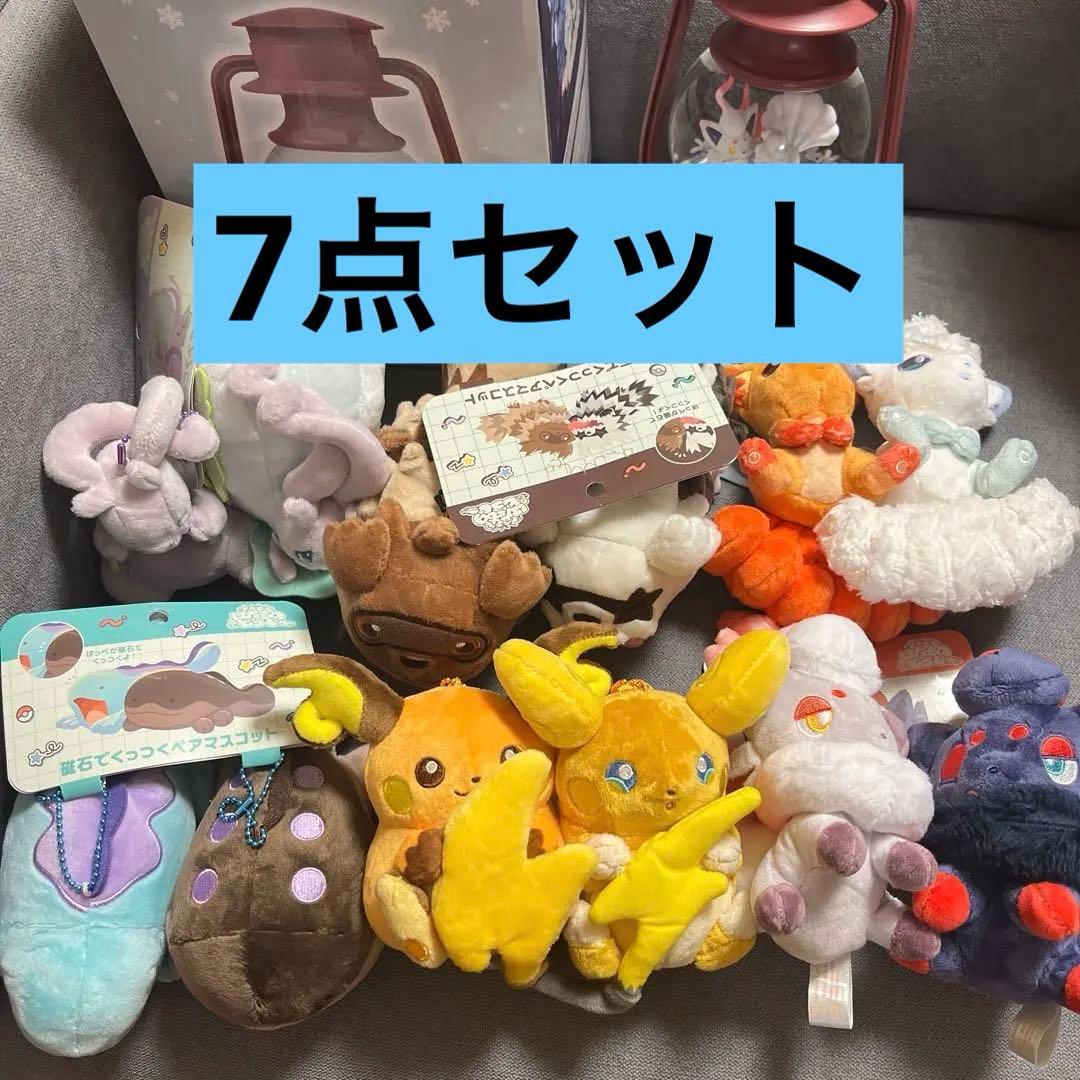 磁石でくっつくペアマスコット にたものどうし ポケモン　6種セット　スノードーム