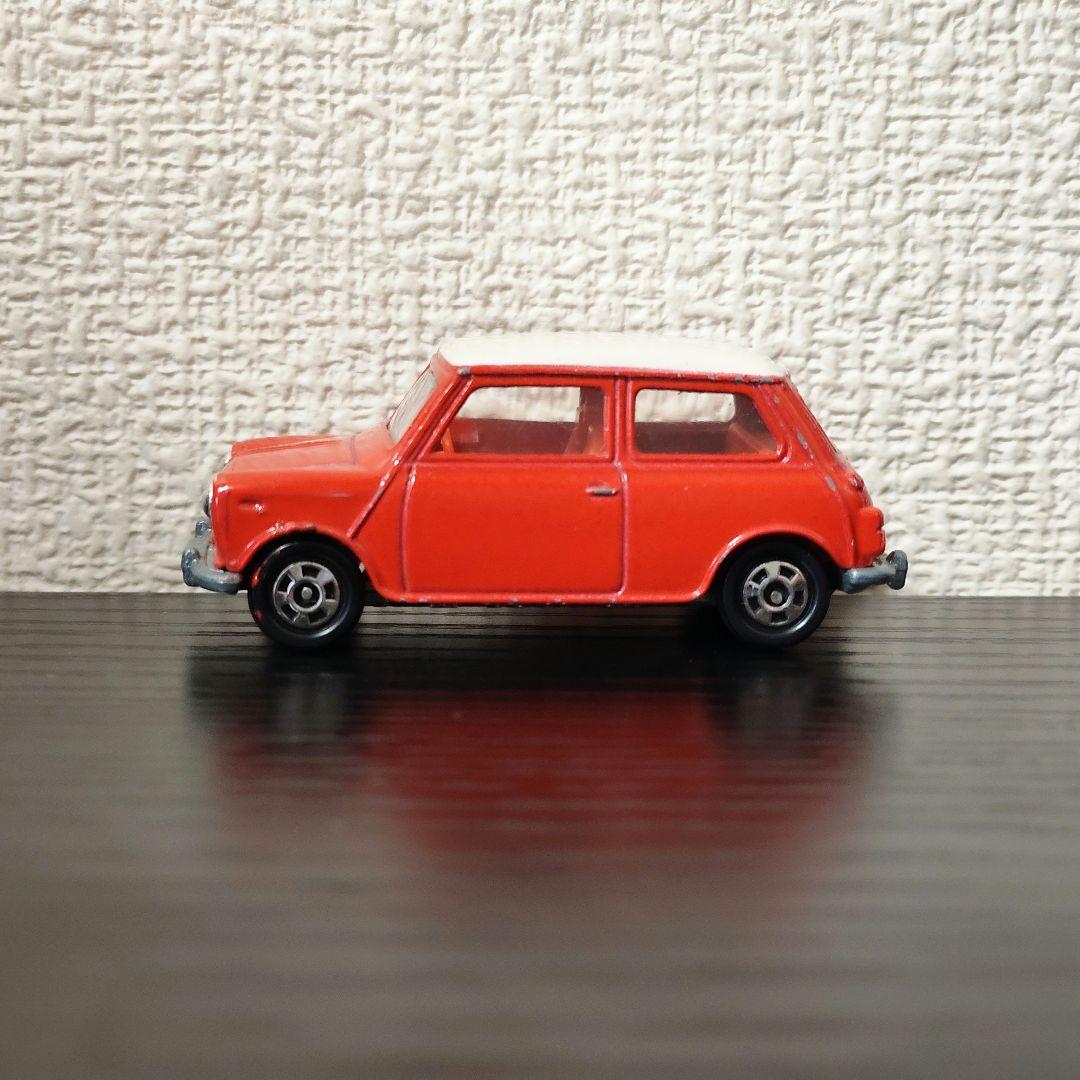 TOMICA　トミカ　ミニクーパー　赤/白色　輸出カラー