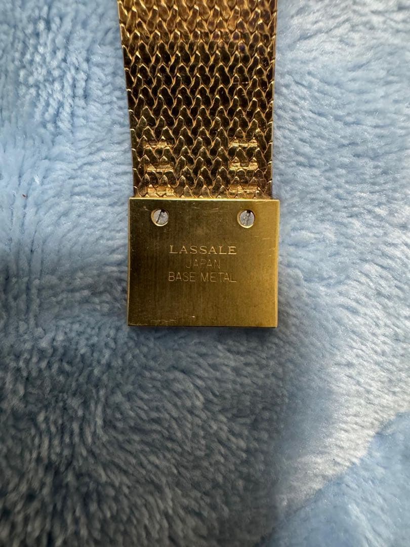 LASSALE クォーツ 腕時計 ゴールド