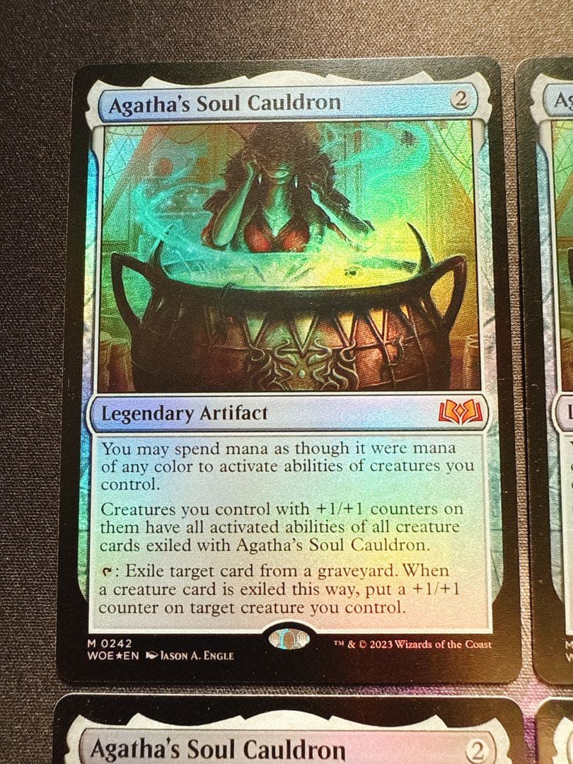 【foil】アガサの魂の大釜　英語　4枚セット