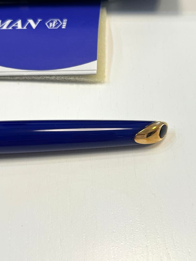 WATERMAN 万年筆 青　カレン　EF