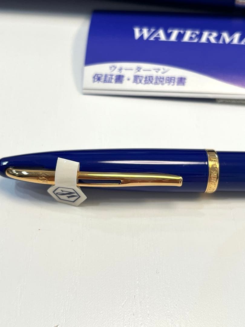 WATERMAN 万年筆 青　カレン　EF
