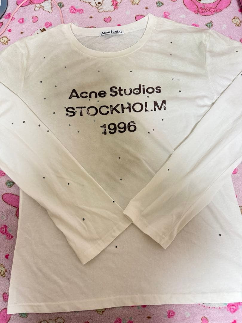 Acne Studios 長袖カットソー1996 ダーティー＆破れ加工 M