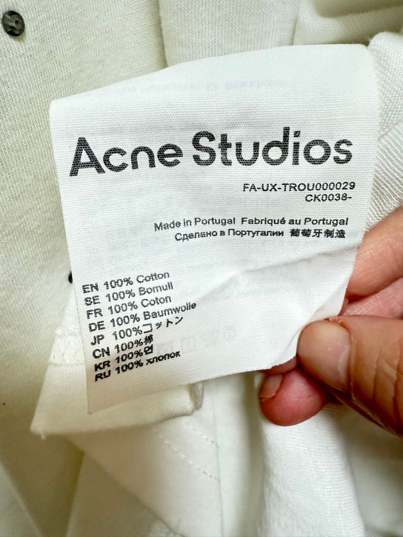 Acne Studios 長袖カットソー1996 ダーティー＆破れ加工 M