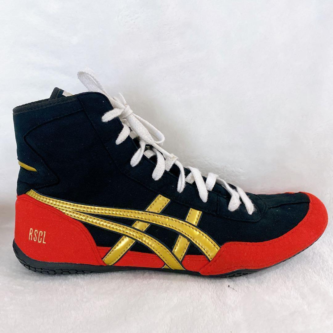 レア♡asicsレスリングシューズ　ボクシングシューズ　スニーカー　靴27㎝