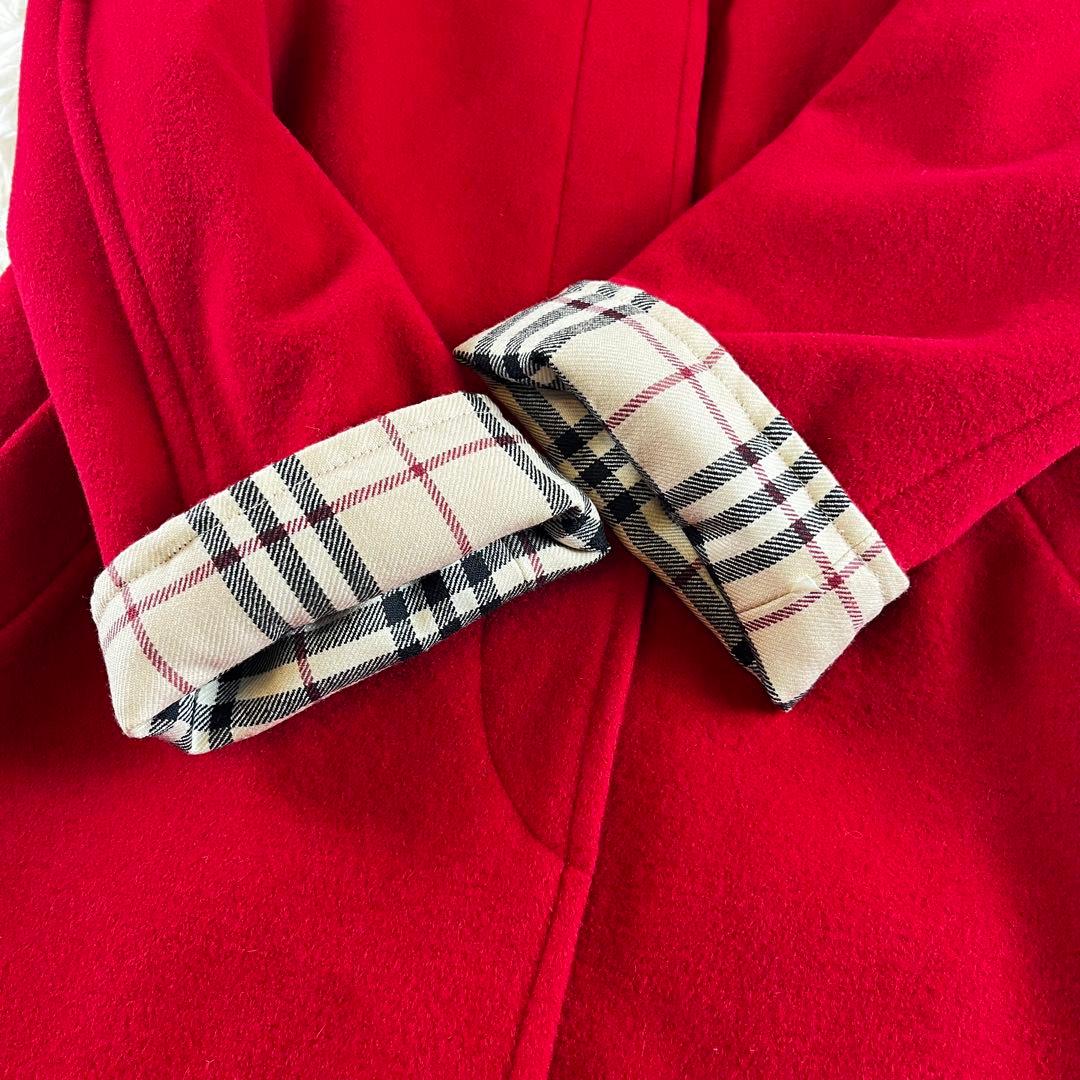 ✨美品✨L バーバリーロンドン アンゴラ ウール チェスターコート ノバチェック