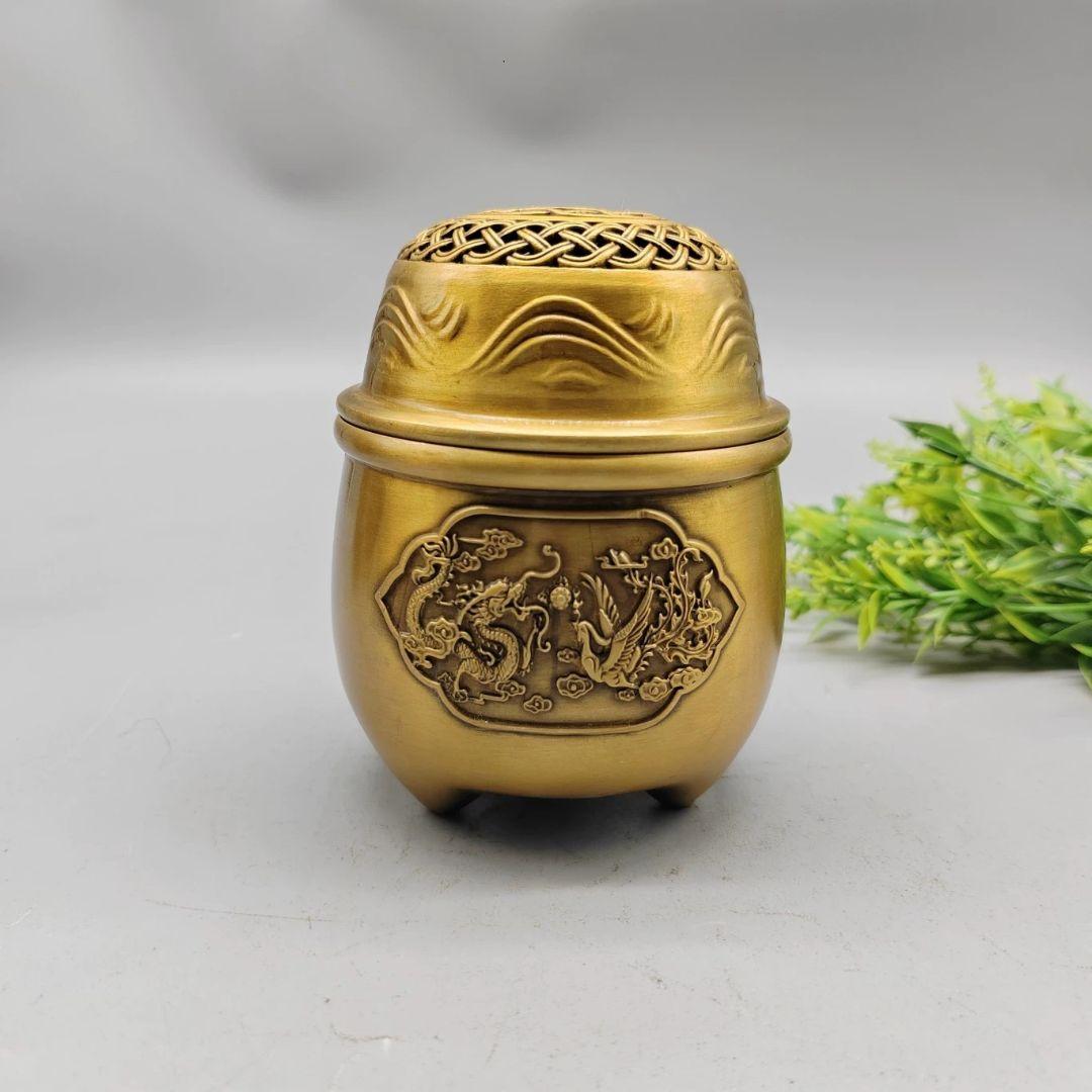 銅 細工 香炉 香道具 茶道具 装飾品 工芸品 置物