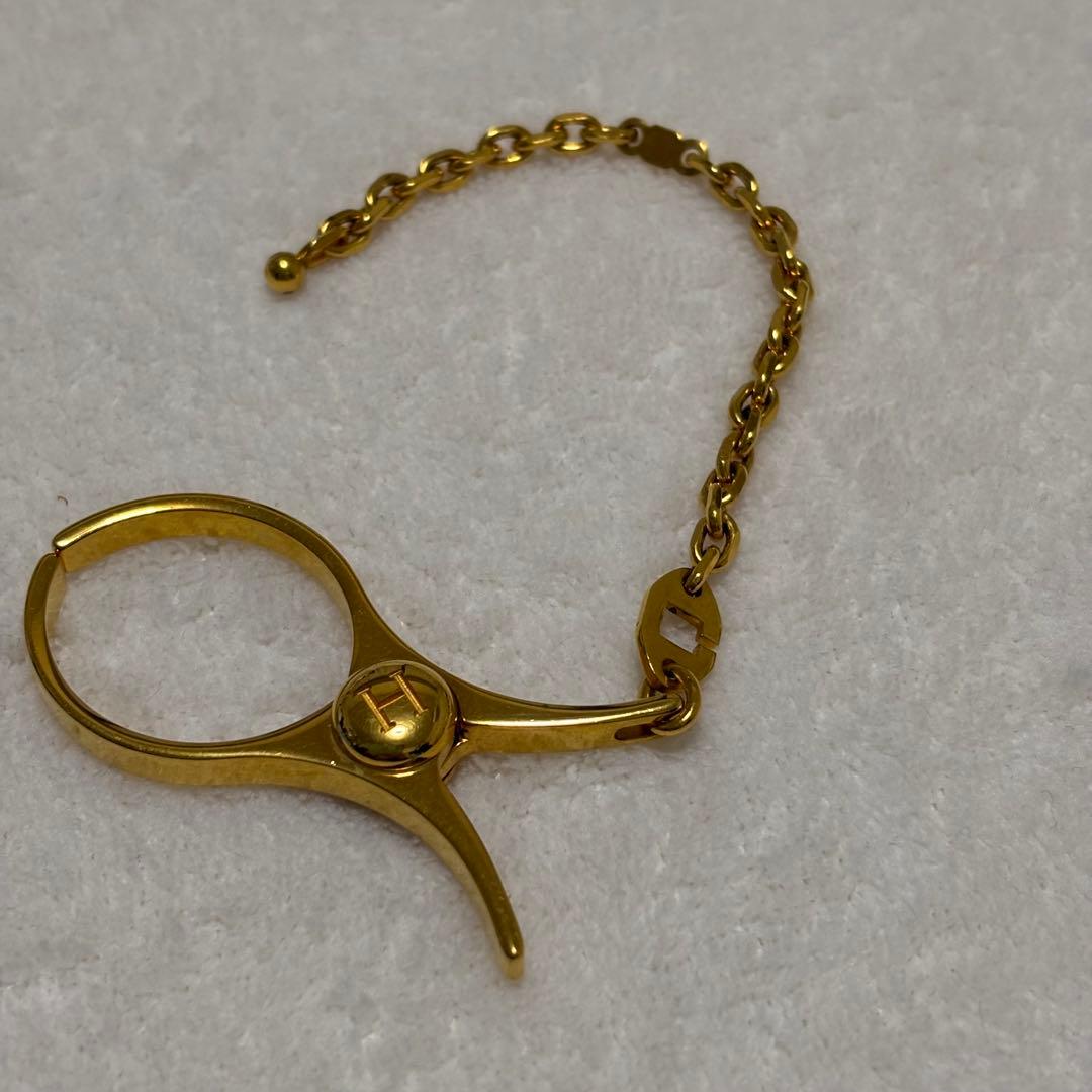 HERMES　エルメス　グローブホルダー　ゴールド色