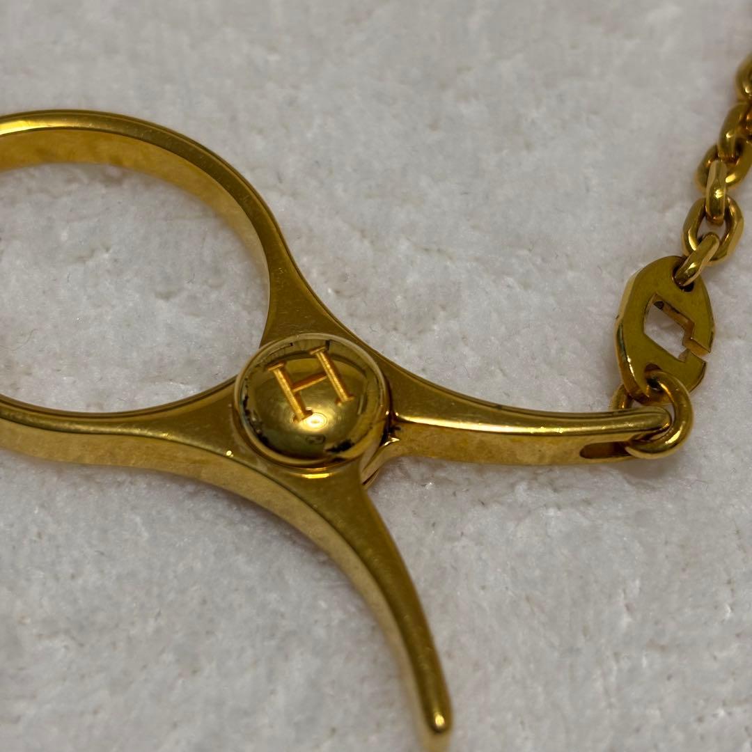 HERMES　エルメス　グローブホルダー　ゴールド色