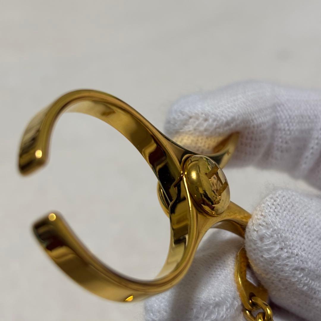 HERMES　エルメス　グローブホルダー　ゴールド色