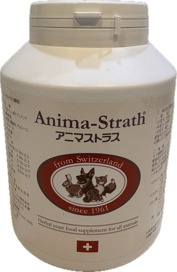 日本ビーエフ アニマストラス (Anima-Strath)顆粒400g 犬猫