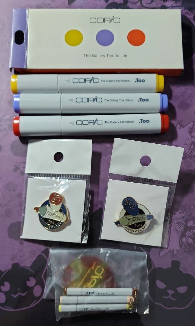 コピック Copic キャンペーン ピンバッジ ガチャ