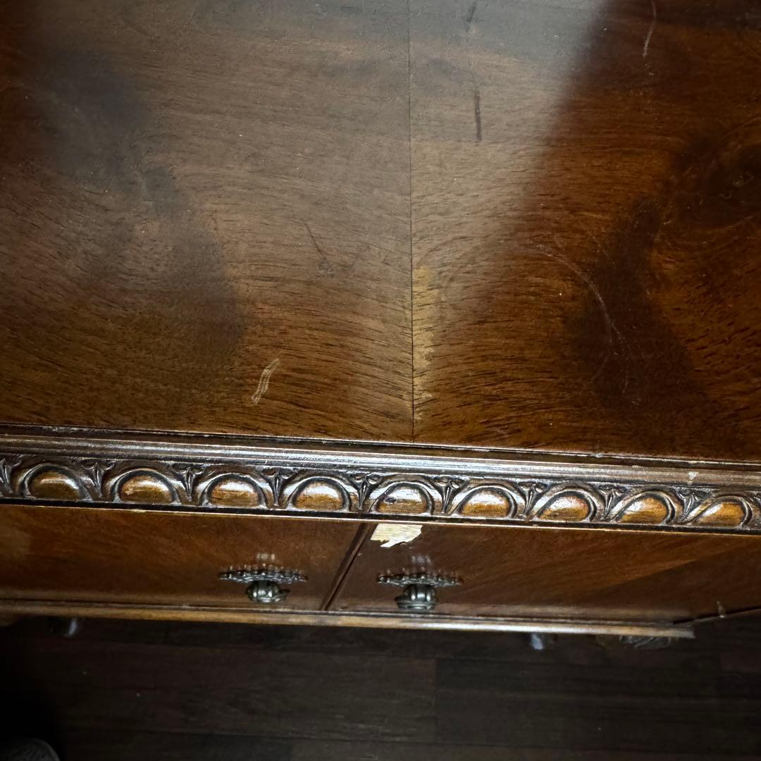 アンティーク　木製レコードラック　ミュージックキャビネット　ミッドセンチュリー