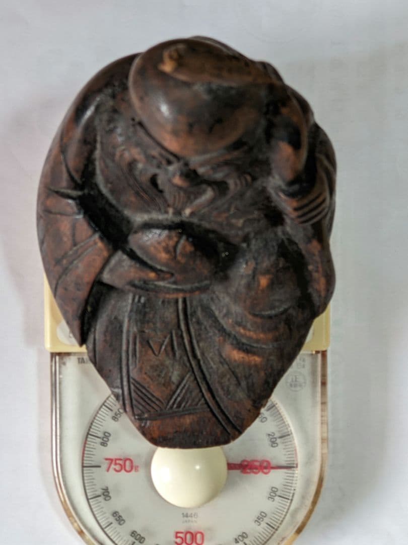 ♦中国古美術品 桃仙人 竹根 竹製 仏像 縁起物 置物 飾り骨董品コレクション