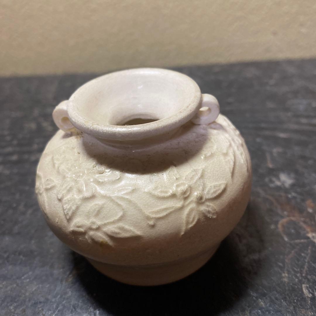 中国美術　古玩　白磁水滴