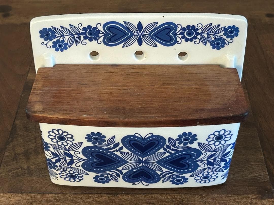 タイムセールan21　アラビアARABIA 塩ケース塩入　木の蓋 北欧ビンテージ