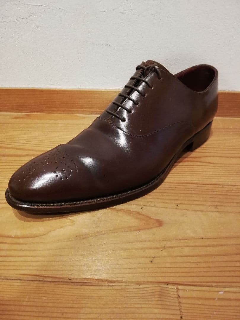 【程度良】ペルフェットperfettoコードバン27cm グッドイヤーウェルト