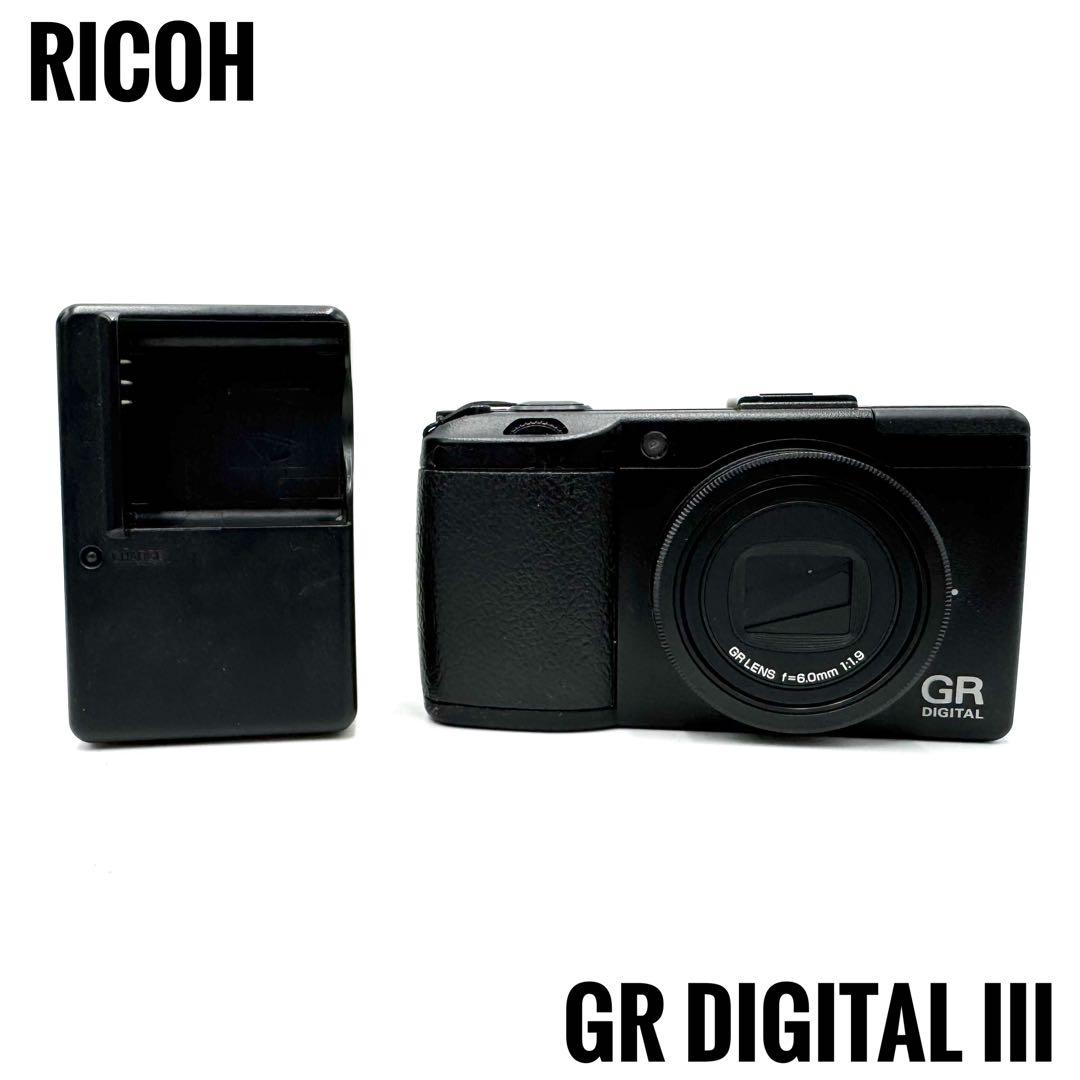 動作良好 Ricoh リコー GR Digital III 3 デジタルカメラ