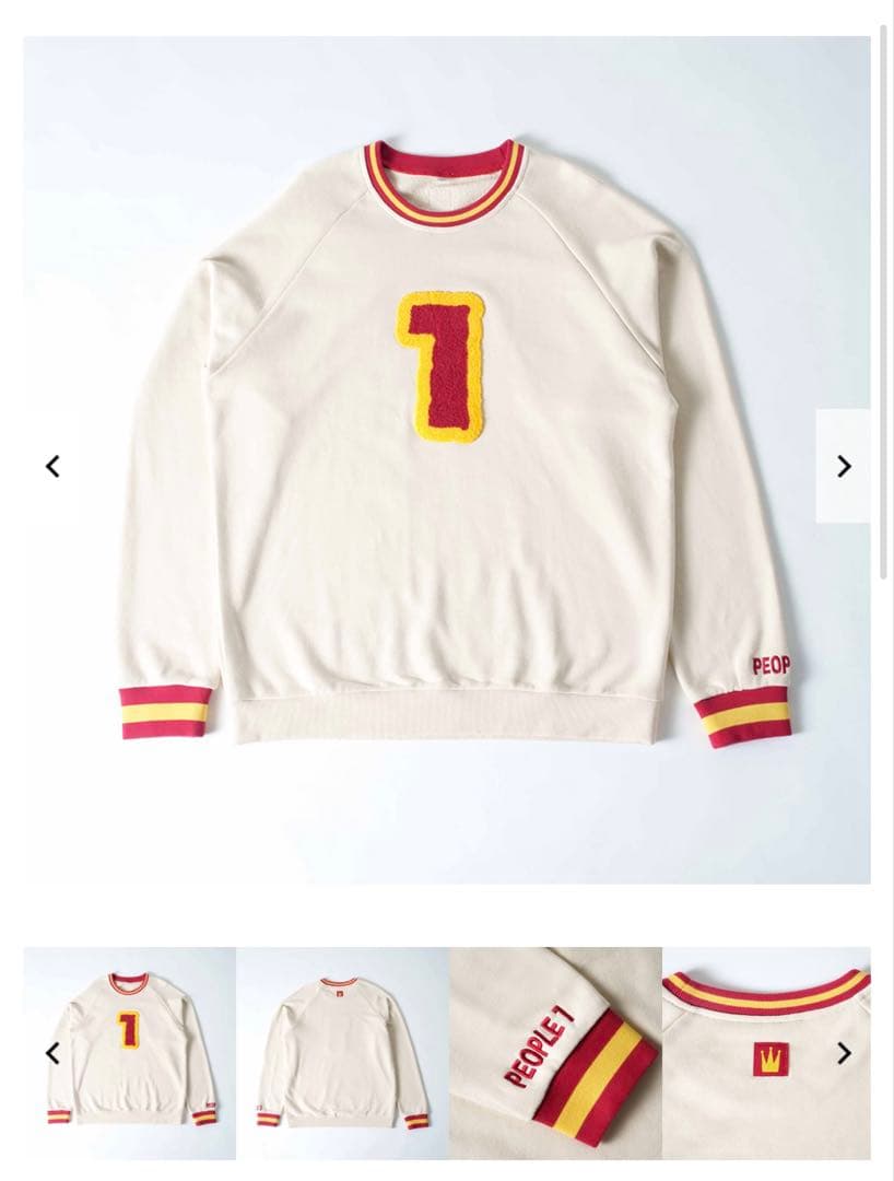 PEOPLE1 スウェット ナチュラル