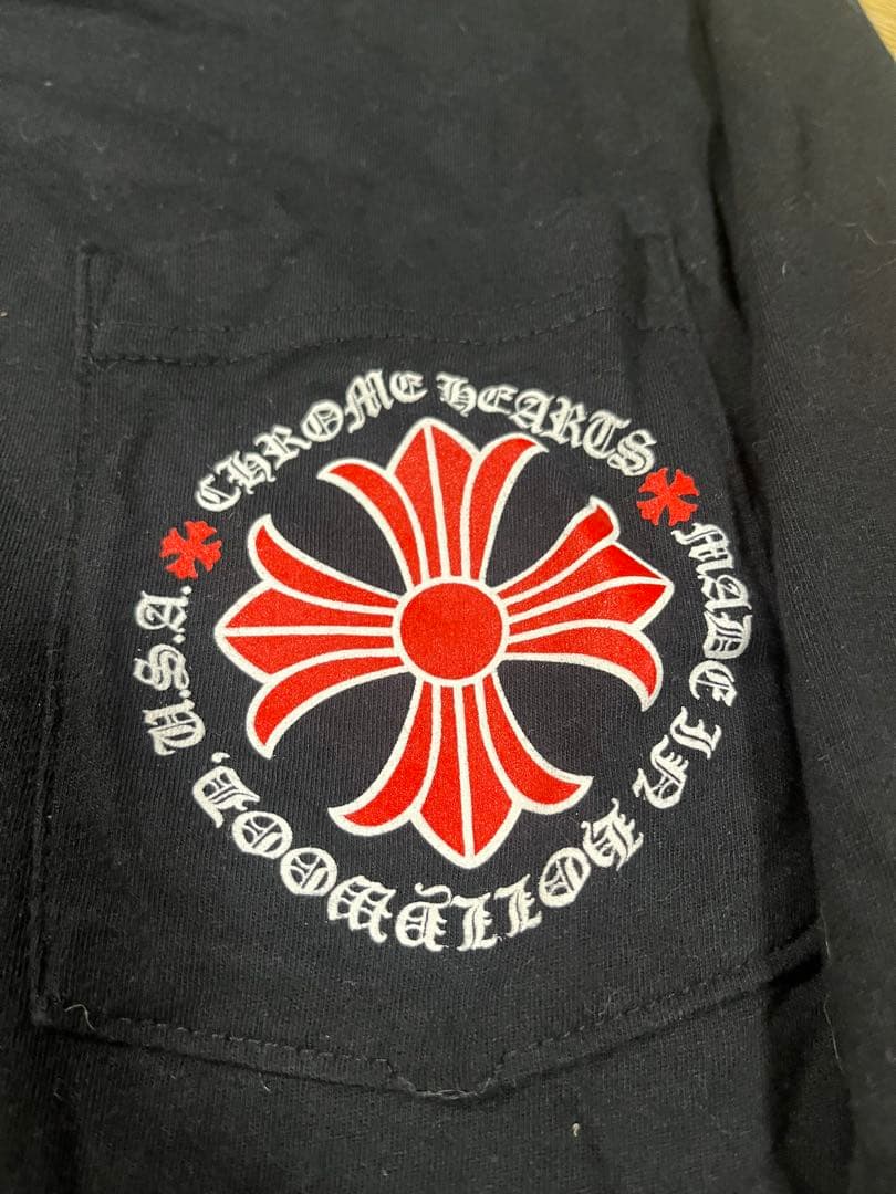 Chrome Hearts ブラック ロングスリーブ Tシャツ