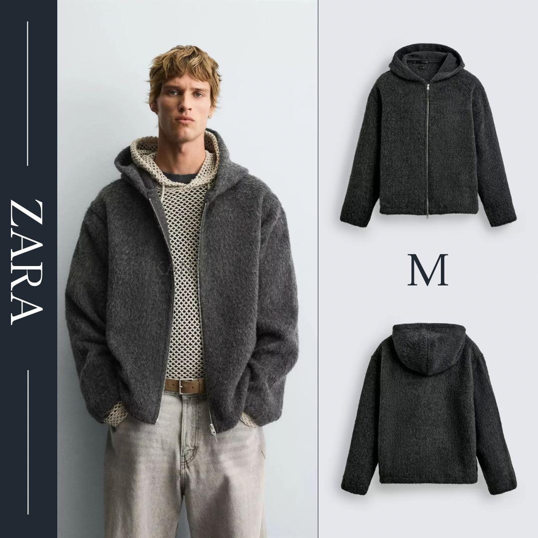 ZARA フェイクファー シャツジャケット M 新品