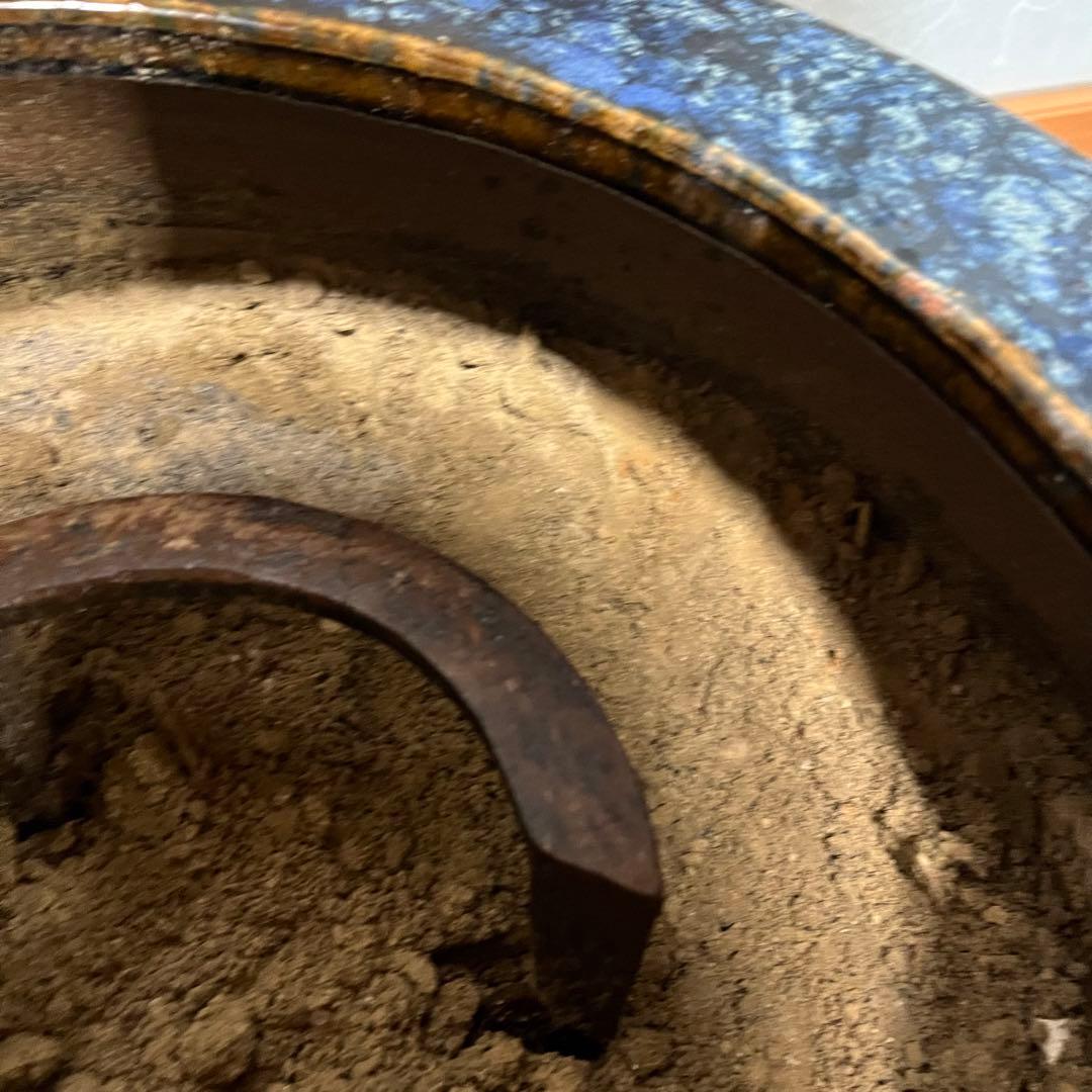 格安　大サイズ　和　火鉢　五徳　灰　セット