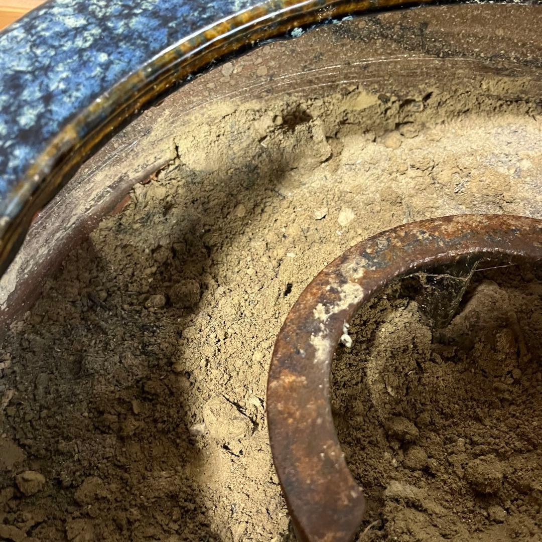 格安　大サイズ　和　火鉢　五徳　灰　セット